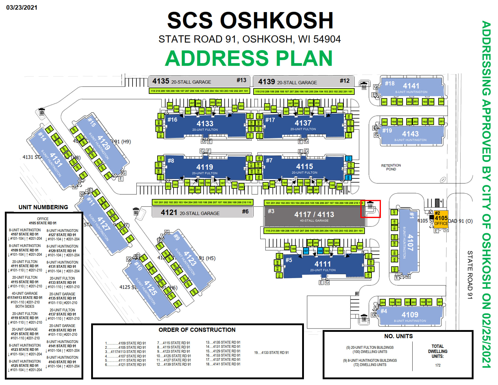 SCS Oshkosh Address Plan SCS Safety